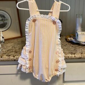 Pink and Orange Sunsuit! Brand new with tags.
